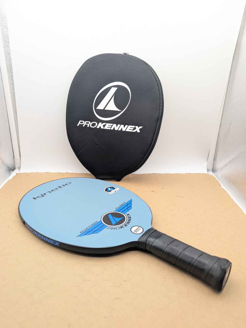 Prokennex Pro Flight Pickleball Paddle Blue and Cover